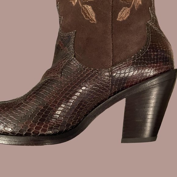 Antonio Melani Justine Brown Suede Boots - Like New! 7M - Picture 5 of 8